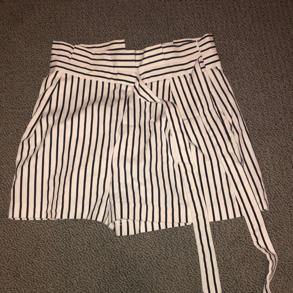 Zara Paper Waist Shorts